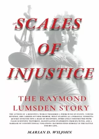 Read ebook [PDF] The Scales of Injustice: The Raymond Lumsden Story