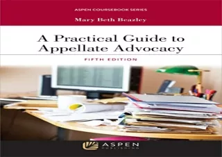 [PDF] A Practical Guide to Appellate Advocacy (Aspen Coursebook Series) Ipad