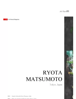 The discourse on the Arts and Sciences - Ryota Matsumoto | Art Reveal Magazine