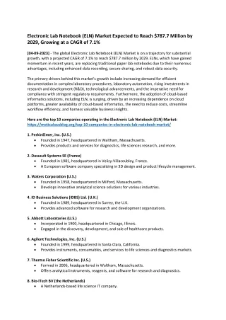 Electronic Lab Notebook Market (ELN)_Blog