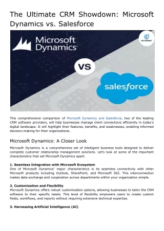 The Ultimate CRM Showdown_ Microsoft Dynamics vs