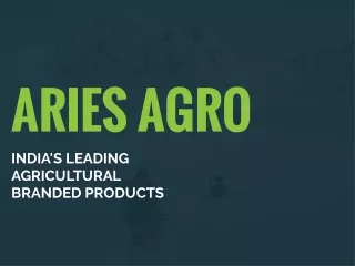 Agriculture Drones from Aries Agro