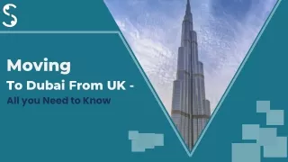 Moving to Dubai from UK
