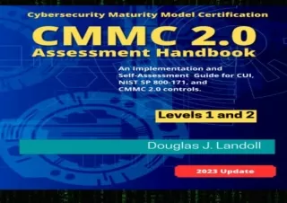 PDF Cybersecurity Maturity Model Certification CMMC 2.0 Assessment Handbook: An