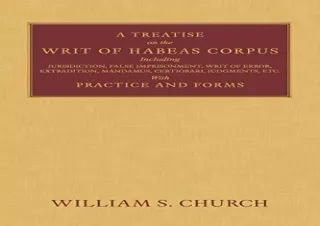 Download A Treatise of the Writ of Habeas Corpus Android