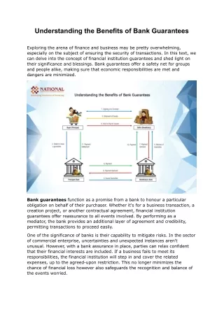 Understanding the Benefits of Bank Guarantees