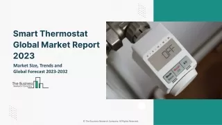 Smart Thermostat Global Market By Product, By Technology, By Installation Type, By Vertical, By End User, By Region And