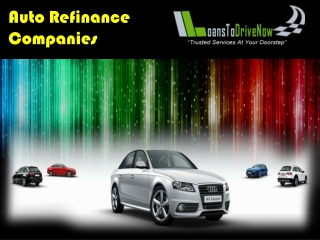 Which Are The Car Refinance Companies With Low Interest Rate