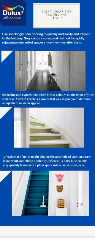 Paint ideas for floors and stairs