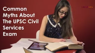 Common Myths about the UPSC Civil Services Exam