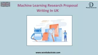 Machine Learning Research Proposal Writing In UK