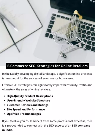 E-Commerce SEO: Strategies for Online Retailers