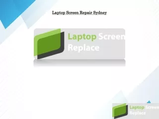 Laptop Screen Replacement