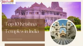 Top 10 Krishna Temples in India