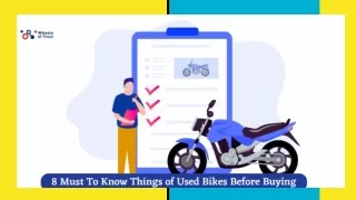 8 Must To Know Things of Used Bikes Before Buying