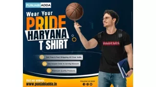 Wear Your Pride Haryana T Shirt – Punjabi Adda