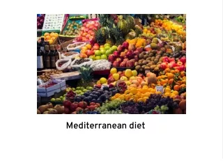 Mediterranean diet