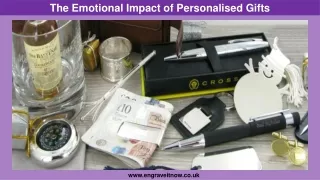 The Emotional Impact of Personalised Gifts