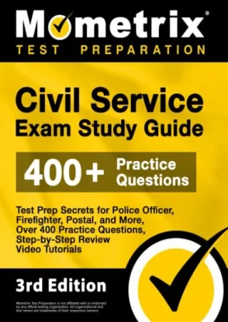 Read ebook [PDF] Civil Service Exam Study Guide: Test Prep Secrets for Police Officer,