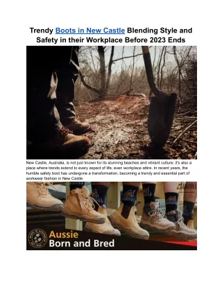 Trendy Boots in Hunter Blending Style and Safety in their Workplace Before 2023 Ends