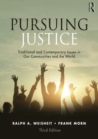 Pdf Ebook Pursuing Justice: Traditional and Contemporary Issues in Our Communities and