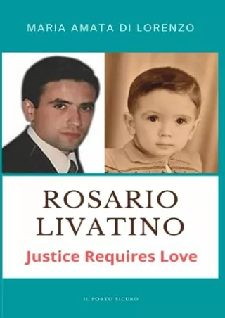 Pdf Ebook Rosario Livatino: Justice Requires Love