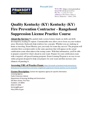 Quality Kentucky (KY) Kentucky (KY) Fire Prevention Contractor - Rangehood Suppr