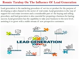 Ronnie Tarabay On The Influence Of Lead Generation