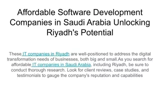 Affordable Software Development Companies in Saudi Arabia Unlocking Riyadh's Potential (1)