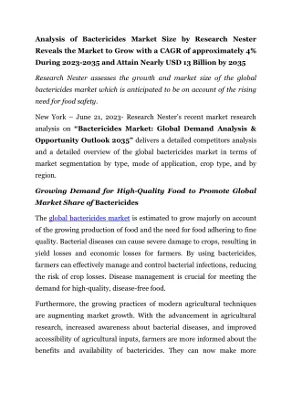Bactericides_Market