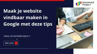 Professioneel Website Vindbaar Maken in Google