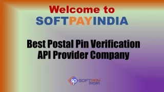 Best Postal Pin Verification API Provider