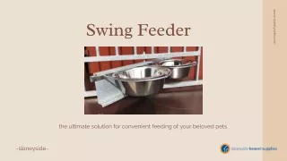 Swing Feeder - Slaneyside Kennels