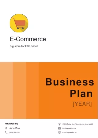 e-commerce business plan example