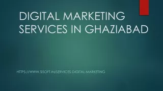 DIGITAL MARKETING SERVICES IN GHAZIABAD