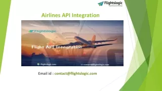 Airlines API Integration