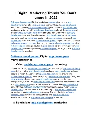 5 Digital Marketing Trends You Can’t Ignore In 2022.docx