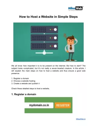 How to Host a Website in Simple Steps