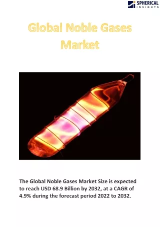 Global Noble Gases Market