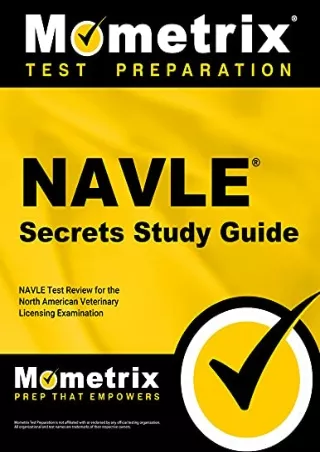 DOWNLOAD/PDF NAVLE Secrets Study Guide: NAVLE Test Review for the North American Veterinary