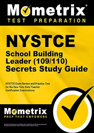 get [PDF] Download NYSTCE School Building Leader (109/110) Secrets Study Guide: NYSTCE Exam