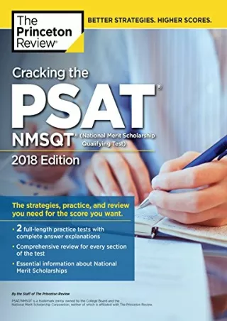 [READ DOWNLOAD] Cracking the PSAT/NMSQT with 2 Practice Tests, 2018 Edition: The Strategies,