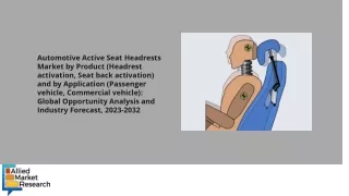 Automotive Active Seat Headrests Market PDF