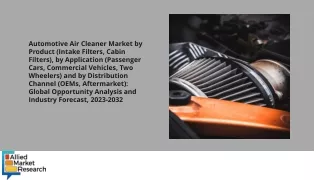 Automotive Air Cleaner Market PDF