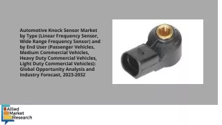 Automotive Knock Sensor Market PDF