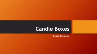 Candle Boxes