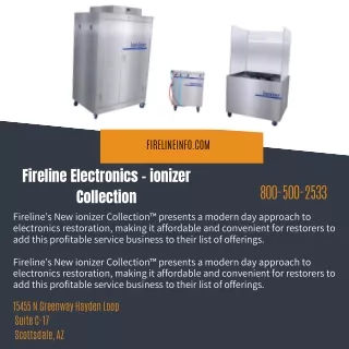 Fireline Electronics – ionizer Collection