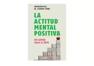 PDF read online La actitud mental positiva Success Through A Positive Mental Att