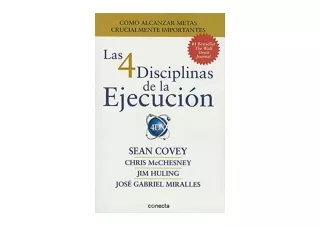 Ebook download Las 4 disciplinas de la ejecución The 4 Disciplines of Execution