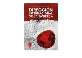 Kindle online PDF Direccion internacional de la empresa  for android